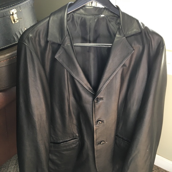 Italian Calf Leather Jacket - 54 IT (44R US)